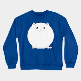 Sfurical round snowball cat Crewneck Sweatshirt